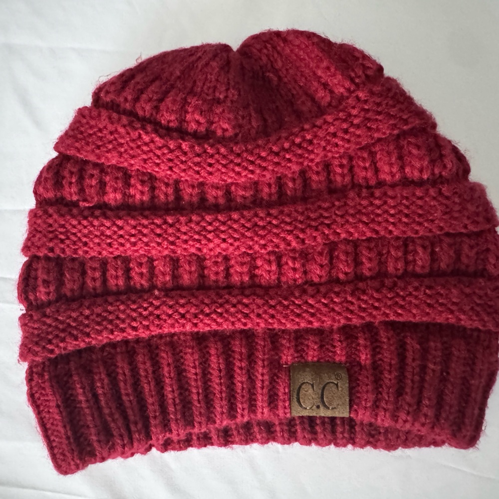 C&C California Kids Red Knit Hat